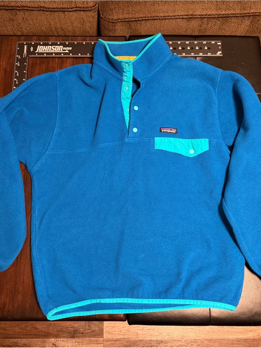 Vintage Patagonia Men’s Blue Snap-T Fleece Pullover. Great condition